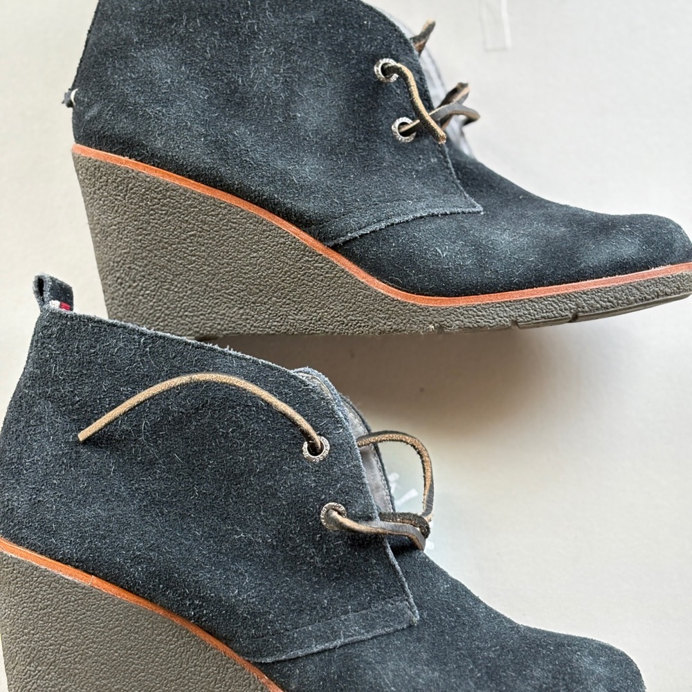 Sherry Suede wedge shoes